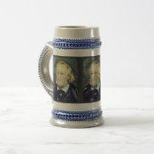 ピエールAuguste著リヒャルト・ワーグナーのポートレート ビールジョッキ (正面左)