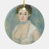 ピエールHenriotルノアール|夫人 セラミックオーナメント (裏面)