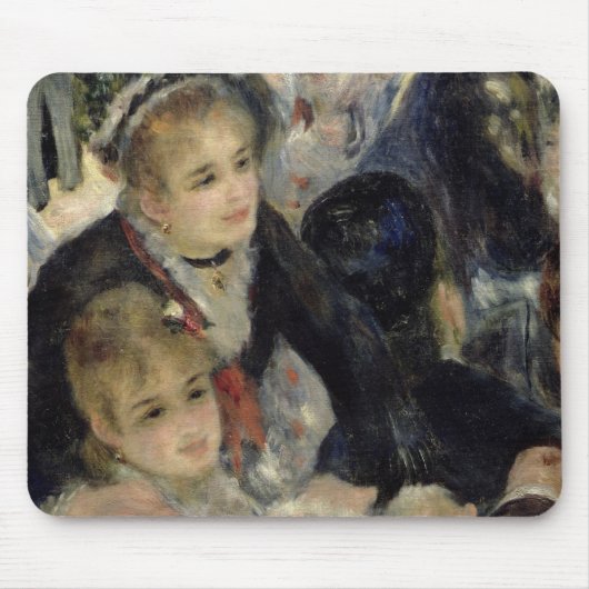 ピエールMoulin de la Galetteのルノアール|の球 マウスパッド (正面)