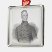 ピエールPelee (1著刻まれるアルフォンス・ド・ラマルティーヌ メタルオーナメント (左)