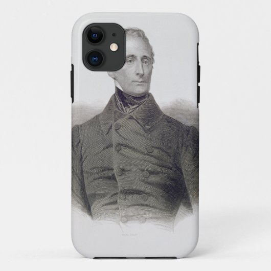 ピエールPelee (1著刻まれるアルフォンス・ド・ラマルティーヌ Case-Mate iPhoneケース (裏面)