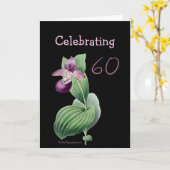 ピエールRedoute著蘭cypripediummacranthos カード (黄色い花)