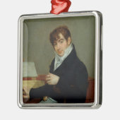 ピエールZimmermann 1808年のポートレート メタルオーナメント (左)