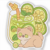 ピオウのさわやかミントレモネードスパ シール (正面)