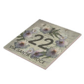 ピオニーハウスナンバー1 ~ 2桁の通り名 タイル (側面)