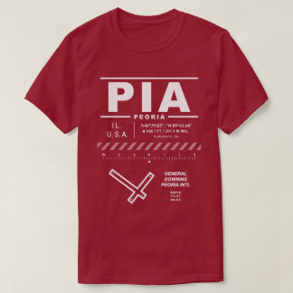 ピオリア国際空港 PIA Tシャツ