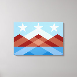 ピオリア市国旗（アリゾナ） キャンバスプリント