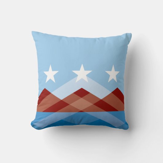 ピオリア市国旗（アリゾナ） クッション (正面)