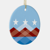 ピオリア市国旗(アリゾナ) セラミックオーナメント (右)