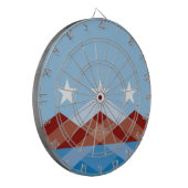 ピオリア市国旗（アリゾナ） ダーツボード (正面左)