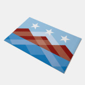 ピオリア市国旗(アリゾナ) ドアマット (アングル)