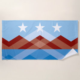 ピオリア市国旗（アリゾナ） ビーチタオル