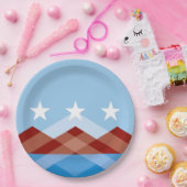 ピオリア市国旗（アリゾナ） ペーパープレート (パーティー)