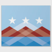 ピオリア市国旗（アリゾナ） ラッピングペーパー (フラット)