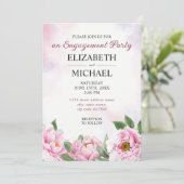 ピオンニエレガントミニマル婚約招待状 招待状 (スタンド正面)