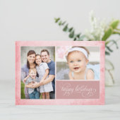 ピオーガニックッグランジク2フォトホリデーカード シーズンカード (スタンド正面)