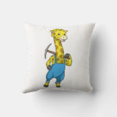 ピカクスで鉱山労働者としてのキリン クッション (裏面)