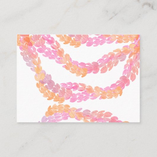 ピカケ結婚の プレイスカード (裏面)