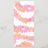 ピカケ結婚の メニュー (裏面)