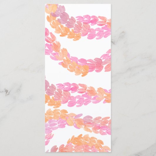 ピカケ結婚の メニュー (裏面)