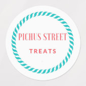 ピカス通りトリートラベル ラベル (デザイン1)