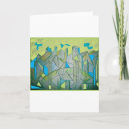 ピカソのインスパイアあいさつきカード カード