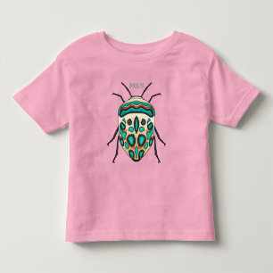 ピカソのバグ漫画イラストレーション トドラーTシャツ