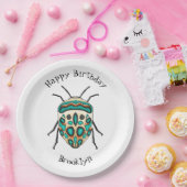 ピカソのバグ漫画イラストレーション ペーパープレート (パーティー)