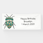 ピカソのバグ漫画イラストレーション 横断幕 (横)