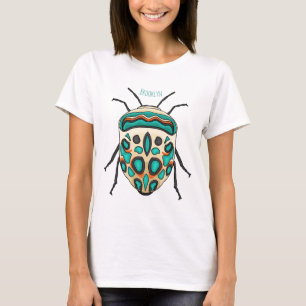 ピカソのバグ漫画イラストレーション Tシャツ