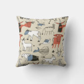 ピカソの不気味なクッション クッション (裏面)