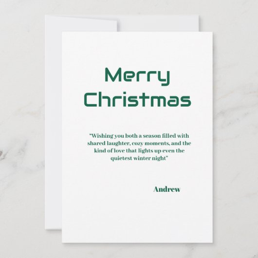 ピカソの目を通してクリスマスにキュビズムの有名人 招待状 (裏面)