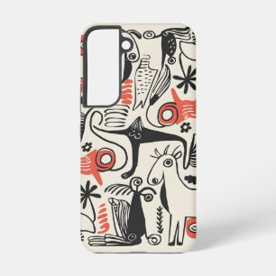 ピカソズメナジェリー銀河系S22ケース SAMSUNG GALAXY S22ケース