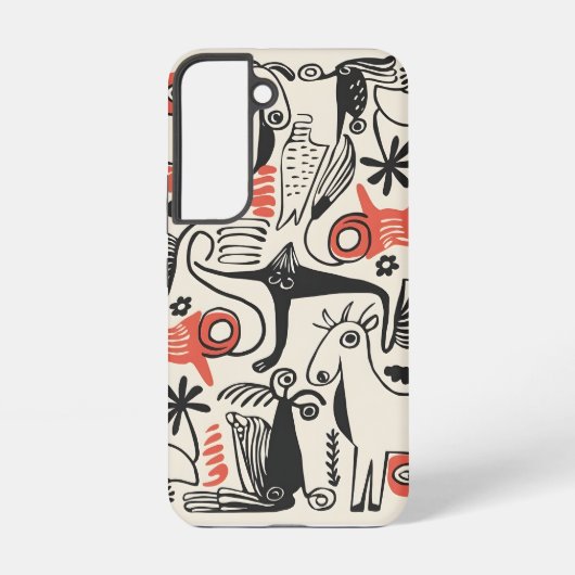 ピカソズメナジェリー銀河系S22ケース SAMSUNG GALAXYケース (裏面)