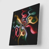 ピカソバラ スクエア壁時計 (傾斜)