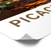 ピカチョピークアリゾナトラベルプリント ポスター (角)