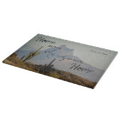 ピカチョピークアリゾナ南西部デザートマウンテン カッティングボード (角)