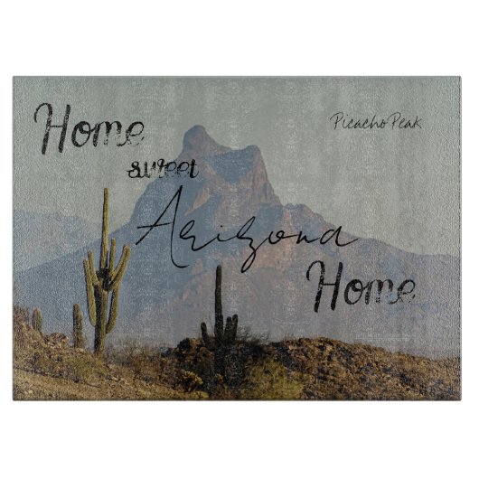 ピカチョピークアリゾナ南西部デザートマウンテン カッティングボード (正面)