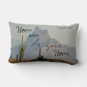 ピカチョピークアリゾナ南西部デザートマウンテン ランバークッション (裏面)