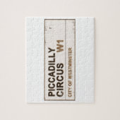 ピカディリーサーカスロンドン – ヴィンテージ ジグソーパズル (縦)