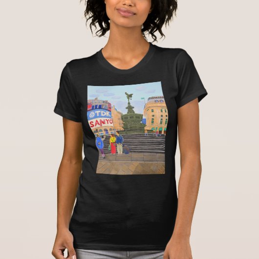 ピカデリーサーカス・ロンドン Tシャツ (正面)