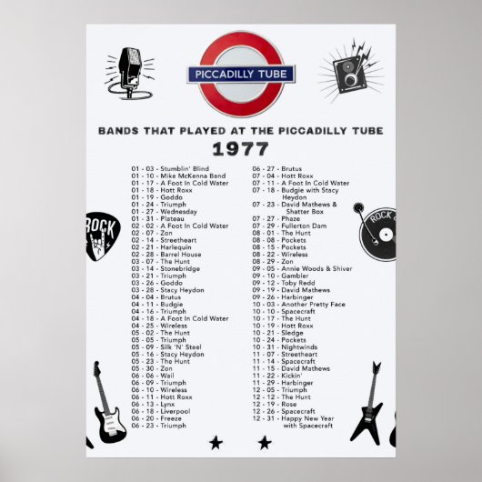 ピカデリー管 – 1977 ポスター (正面)