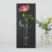 ピカデリー結婚バラパーソナライズされたズ 招待状 (スタンド正面)