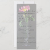 ピカデリー結婚バラパーソナライズされたズ 招待状 (裏面)