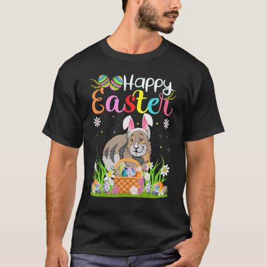 ピカバニーエッグ狩りピカハッピーイースター Tシャツ (正面)