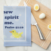 ピカピカのきれいなゴム製Duckie手タオル キッチンタオル (四つ折り)