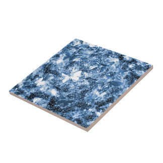 ピカピカのカラフルチョウエンボスを磁器に付ける タイル