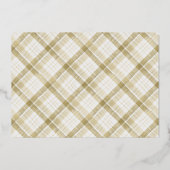 ピカピカ1ハッピーカンパーベア写真少年1歳の誕生日 箔招待状 (裏面)