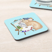 ピカプ絵を描レインエアヨセミテペインタースケッチ コースター (左側)