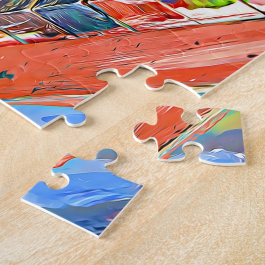 ピカラフルア色彩の鮮やかノ鍵 ジグソーパズル (側面)